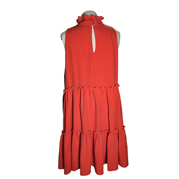 Elliatt Dress Mini Size XL Womens NWT Cocktail Sleeveless Tiered‎ Anthropologie - Picture 3 of 8